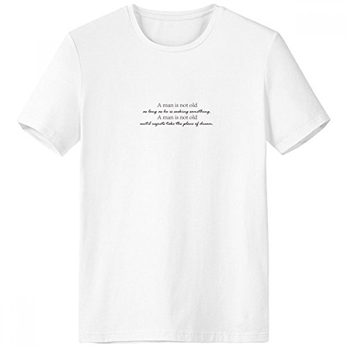 T-shirt homme slogan philosophique col ras du cou vêtement mode casual imprimé