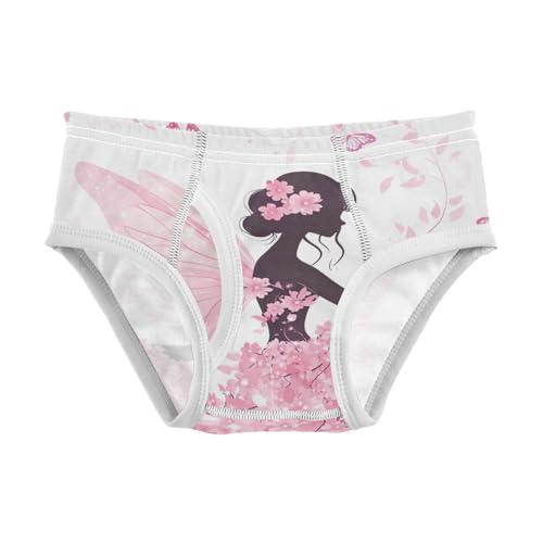 ODAWA Fairy Pink White Toddler Underwear Boys, 2T Underwear Boys