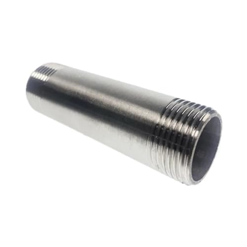 Niple recto de acero inoxidable 304 DN8 de 150mm para conexión de tuberías 4