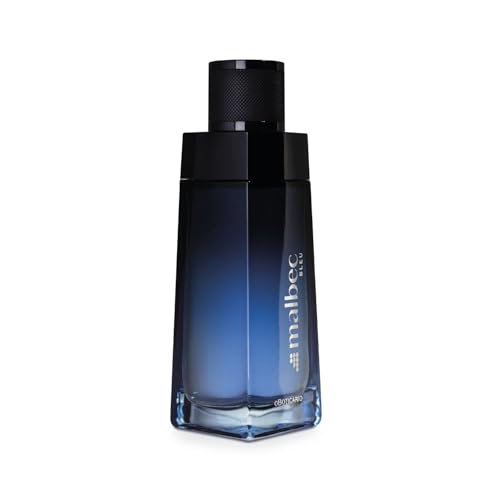 Image of Malbec O Boticario Bleu Eau de Toilette - Long-Lasting Cologne for Men - Fresh Aquatic & Woody French Oak Barrel-Aged Scent - Premium Mens Fragrance - 3.4 oz