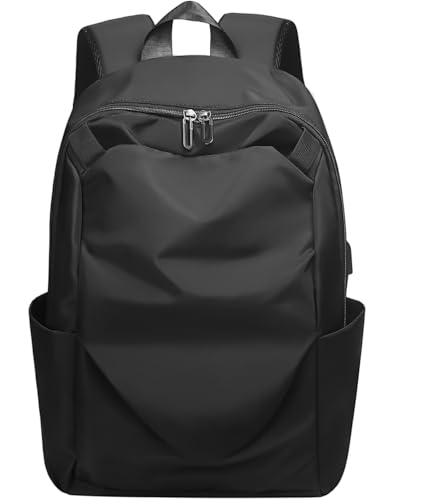 [AISFA] リュックメンズ バックパック PCバック ビジネスリュック 大容量 ラップトップ リュックサック USB充電ポート イヤホン穴付き アウトドア 旅行 防水 男女兼用 ブラックのサムネイル