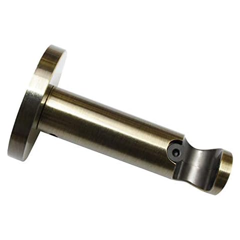 Gardinia Soporte Abierto para Cortinas de 16 mm de Diámetro, Latón Envejecido Cover