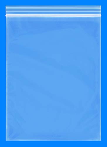 Spartan Industrial - 9” X 12” (200 Count) 2 Mil Clear Reclosable Zip Plastic Poly Bags with Resealable Lock Seal Zipper