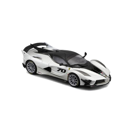 Modelo de coche Ferrari FXX K Evo 1:43 Blanco miniatura 3
