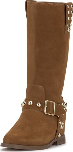 Jessica Simpson Womens Milley Studded Wedge Boots