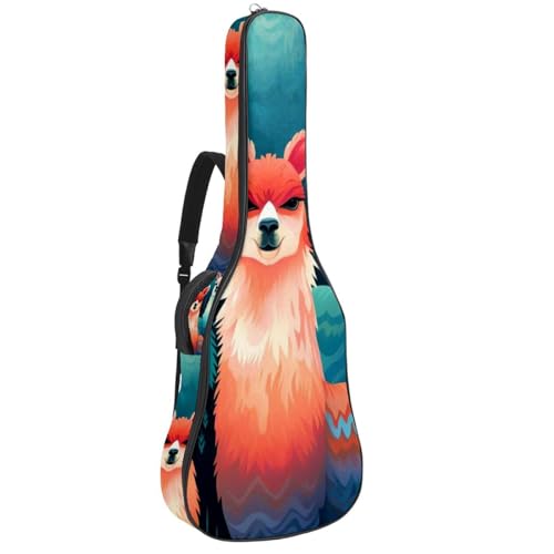 Sac pour guitare acoustique 42.9 pouces imperméable multicolore avec couche de protection