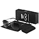 kunchu Sonnenbrille Herren Damen Polarisierte Unisex UV400-Schutz Klassische Ultraleichte Fahren Angeln Laufen Outdoor Schwarze Fliegerbrille Vintage Fahrerbrille SchwarzGrau