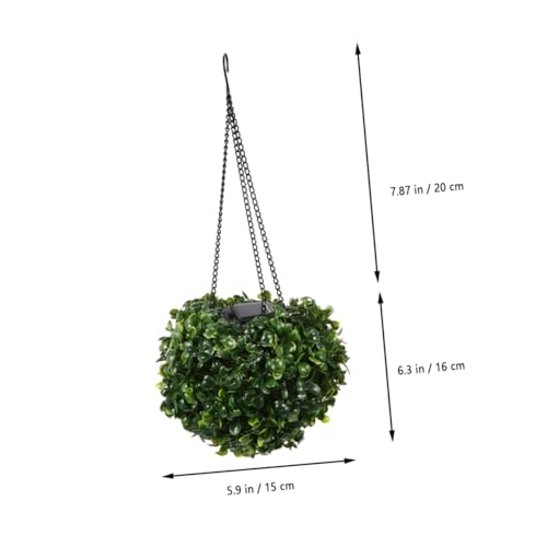 Lampe solaire boule de rotin fleur idéale pour décorer et baliser vos allées - 4