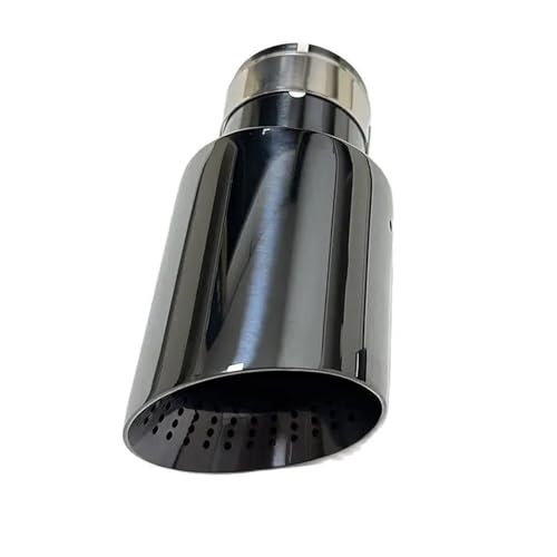 Silencieux d'échappement en titane noir et acier inoxydable grand diamètre 114mm pour auto