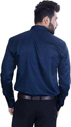 Image of FIFTH ANFOLD Men's Solid Slim Fit Shirt