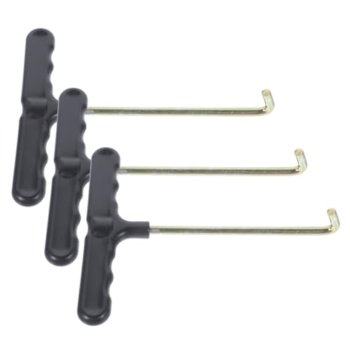 Abaodam 3Pcs Trampoline Spring Puller Tool Hooks with Handles for Easy Installation Disassembly of Trampoline Springs Essential Accessories for