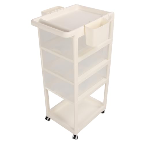 Carrito de Pañales para Bebés Carrito de Pañales para Bebés con Ruedas Mango Reforzado de Servicio Rodante Organizador de Almacenamiento de Guardería Caddy de Pañales,