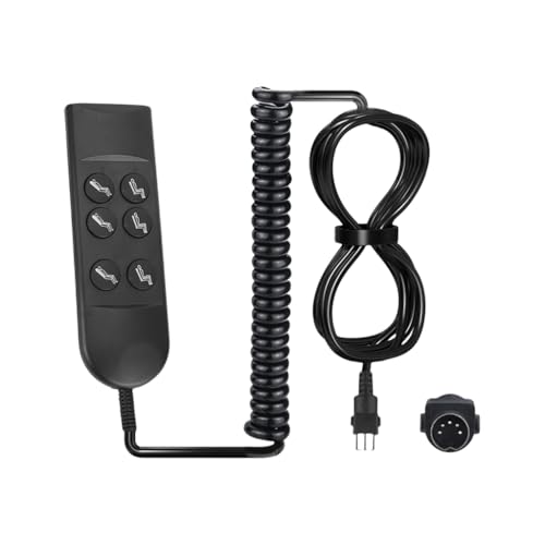 Interruptor de 6 botones para regular sillón relax con conector de 5 pines universal 2