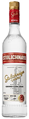 Stolichnaya Vodka 40% vol. (1 x 0,7l) | Premium-Vodka mit kristallklarer Reinheit