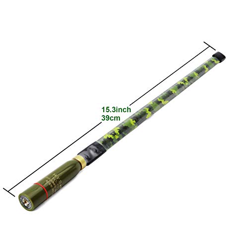 Antena táctica plegable HYS para mejorar alcance walkie talkie Yaesu y TYT SMA macho 3