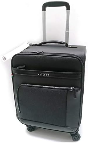 Trolley Valigia Bagaglio a Mano Morbida in Tessuto Clacson Nero :  Amazon.it: Valigeria