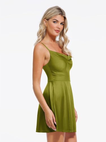 Image of Popilush Mini Corset Dress with Built in Bra, A-line Shapewear Dresses