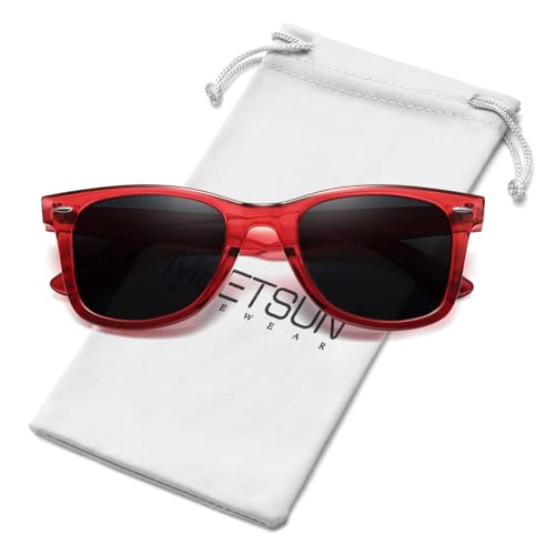 Image of MEETSUN Polarized Sunglasses for Women Men Classic Retro Square Frame Driving Sun Glasses UV Protection
