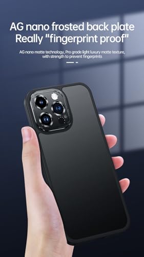 Étui rigide de luxe armure mate pour iPhone 14 Pro Max avec protection objectif photo bleu - 3