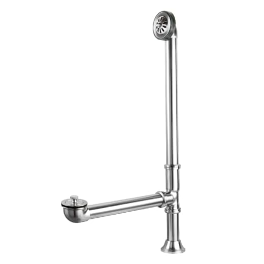 Kingston Brass CC2081 Vintage Claw Foot Tub Drain Come with Lift and Turn, 27-5/8-Inch, Polished Chrome