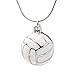 chelseachicNYC Striking White Volleyball Necklace