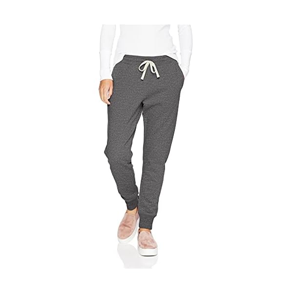 Amazon-Essentials-Womens-Relaxed-Fit-Fleece-Jogger-Sweatpant-Available-in-Plus-Size Amazon Essentials Women's Fleece Jogger Sweatpant (Available in Plus Size), Charcoal Heather, X-Large