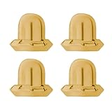 Inverness Gold-Plated Replacement Earring Clutches – 4 Pc Set – Secure, Gentle, Airflow Design for Pierced Ears – Compatible Studs