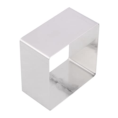 GRIRIW ケーキ 四角 ムース リング タルト リング ベーキング用 四角 卵 型 四角 四角 ベーキング ??リング ムース 型 四角 耐熱皿 ペース 型 ハート型 ベビー ス