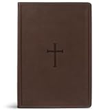 CSB Super Giant Print Reference Bible, Value Edition, Brown LeatherTouch