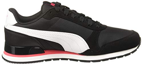 Tênis St Runner V2 Nl, Puma, Adulto Unissex, Preto/ Branco/ Rosa, 38