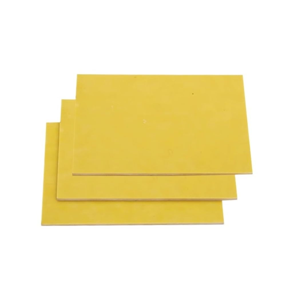 Placa epoxi de fibra de vidrio 5 uds tableros de fibra vidrio, placa resina epoxi 3240, espesor 0,3mm-10mm hoja circuito resistente a altas temperaturas(300x400x1.2mm)