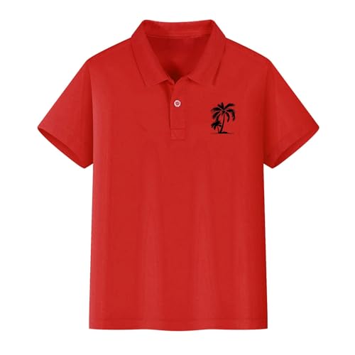 Girls Classic Fit Polo Shirt Palm Tree Embroidery Short Sleeve Beach Wear Lightweight and Breathable School Uniforms4