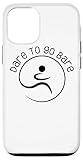iPhone 12/12 Pro Funny Naked Nude Runner shirt, DARE TO GO BARE Case