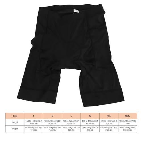 Shorts Respiráveis ​​para Ciclismo, Roupa íntima de Bicicleta de Secagem Rápida para Homens e Mulher