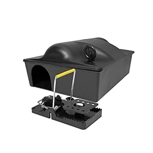 PestiNext Lokaasdepot met Val voor Ratten, Duurzaam Zwart Polypropyleen Plastic Rattenklem, Veilig Vergrendelings-Deksel met Sleutel – 1 stuks