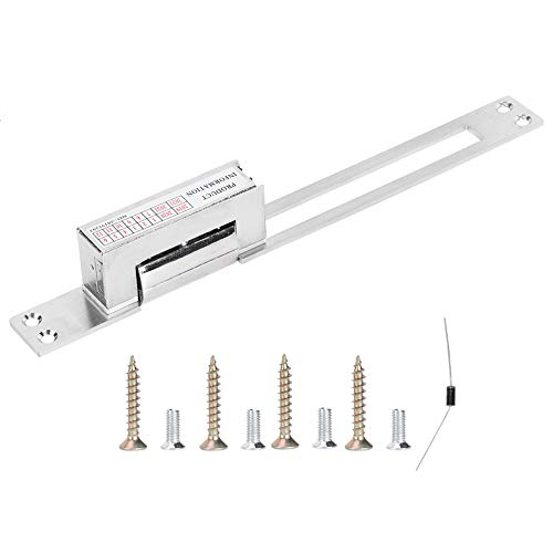 DC 12V Stainless Steel Electric Door Access Cathode Lock Security Hardware Tools for Home