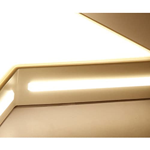 Lampe LED créative en forme d'étoile à cinq branches en acrylique blanc