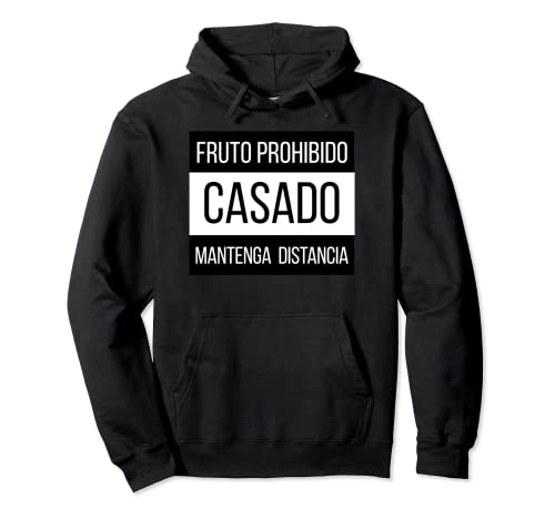 Divertida pijama con texto en inglés "Warning Married Man Keep At Distance Husband" Sudadera con Capucha
