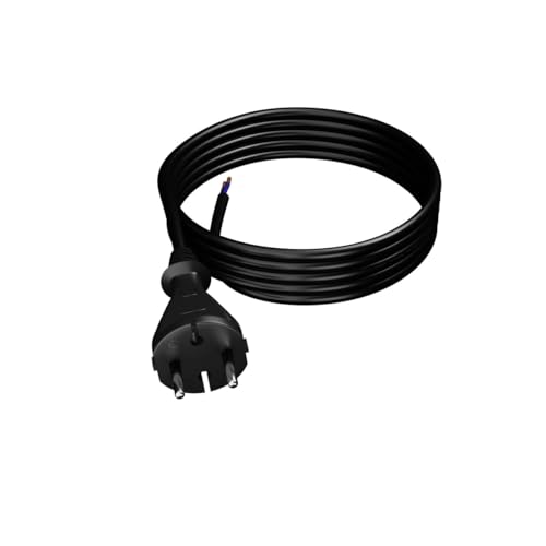 Câble CEE 7/17 Plastrol pour brancher vos appareils de salon cordon 4m noir