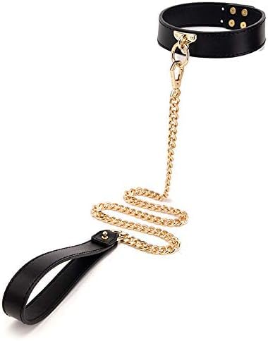 Collare Nero Staccabile Collana da Donna Accessori da Festa Cosplay da Uomo