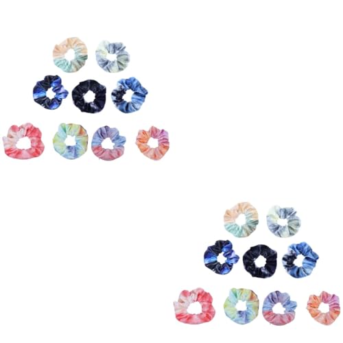 FRCOLOR 18 Piezas lazo de colon con cremallera promociones ot Accesorios para el cabello coleteros elásticos con cremallera de caballo anillos de pelo cintas para el pelo bolsillo