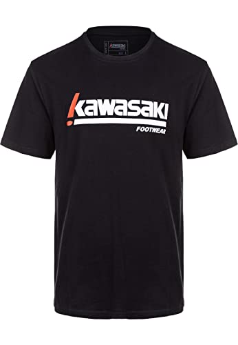 Kawasaki Unisex Kabunga S-s Tee T-Shirt, 1001 Schwarz, XL