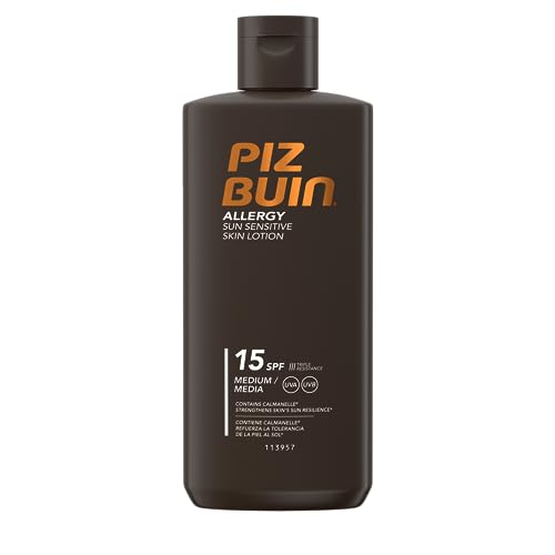 Piz Buin Allergy Lotion SPF 15, 1er Pack (1 x 200ml)