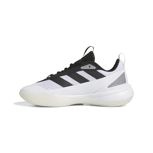 Adidas Unisex-Kids Front Court Basketball, White/Black/White, 3.5