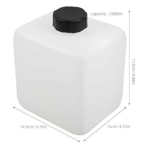 DIYEAH smoke fluid bottle fog machine accessories, 2.3L/77.8oz replacement fluid bottle, thickened plastic fog machine bottle, leakproof container for theatrical Réutilisable – vue 2