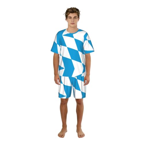 Pyjama drapeau bavarois respirant pour retrouver un sommeil confortable sans chaleur