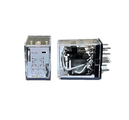 Evite reinicios de circuito con el relé de enclavamiento MY2K magnético doble bobina DC24V