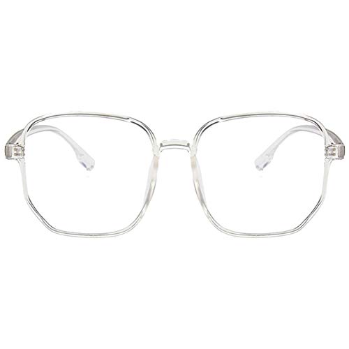 KOOSUFA Mode Groß Anti Blaulicht Brille Ohne Sehstärke Damen Herren Retro...