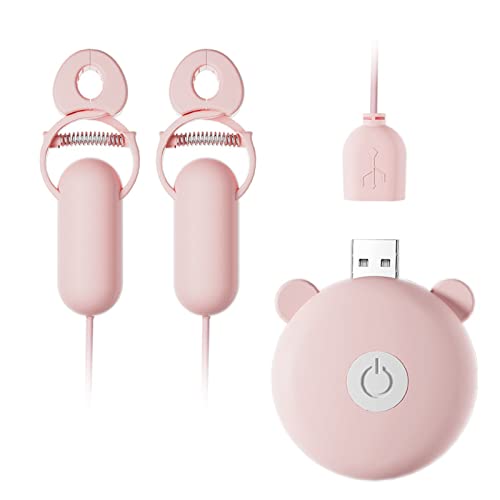 Lyamais Vibratoren Nippelklemmen Rosa Set