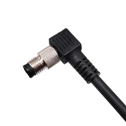 Cable con conector M8 hembra recto de 3 pines y 2 metros de longitud tipo A 6